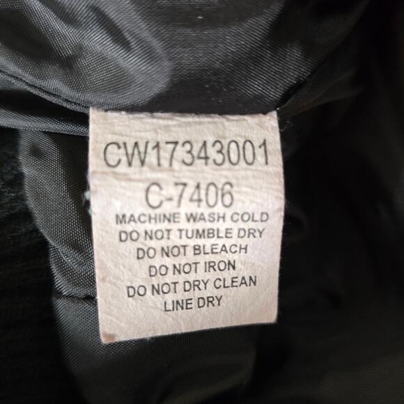 Cruel Girl  Black Filagree Hooded (Removable Hood) Women's Vest Jacket M - Picture 6 of 6